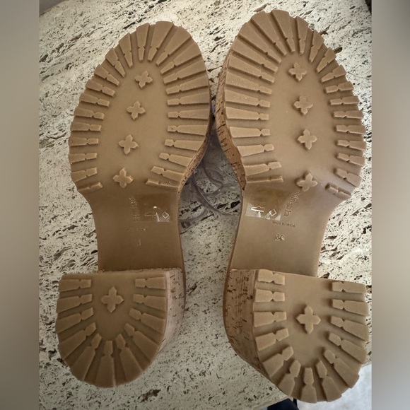 NWOB CULT GAIA Sev Clear Four-Band Platform Sandals - Picture 17 of 17